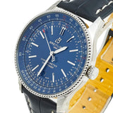 Shop Authentic Breitling Navitimer Automatic 41 Blue Dial Blue Leather Strap Watch for Men - A17326161C1P3 - Luxxuri
