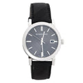  Shop Authentic Burberry The City Grey Dial Black Leather Strap Watch for Men - BU9030 - Luxxuri