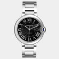  Shop Authentic Cartier Ballon Bleu de Cartier Black Dial Silver Steel Strap Watch for Men - W6920042 - Luxxuri
