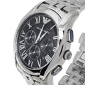  Shop Authentic Emporio Armani Classic Chronograph Black Dial Silver Steel Strap Watch For Men - AR1786 - Luxxuri