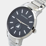  Shop Authentic Emporio Armani Renato Quartz Black Dial Silver Steel Strap  Watch For Men - AR11118 - Luxxuri