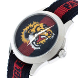  Shop Authentic Gucci G Timless Le Marche Des Merveilles Blue & Red Dial Blue & Red Nylon Strap Unisex Watch  - YA126495 - Luxxuri