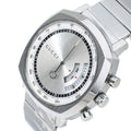  Shop Authentic Gucci Grip Collection Quartz Silver Dial Silver Steel Strap Watch For Men - YA157302 - Luxxuri