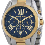  Shop Authentic Michael Kors Bradshaw Blue Dial Two Tone Steel Strap Watch for Women - MK5976 - Luxxuri