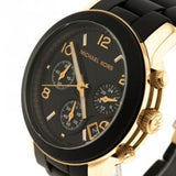  Shop Authentic Michael Kors Runway Black Dial Black Silicone Strap Watch for Women - MK5191 - Luxxuri