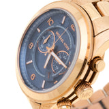  Shop Authentic Michael Kors Runway Stop Hunger Quartz Blue Dial Rose Gold Steel Strap Watch For Men - MK8358 - Luxxuri