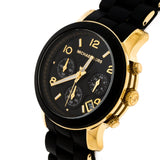  Shop Authentic Michael Kors Runway Black Dial Black Silicone Strap Watch for Women - MK5191 - Luxxuri