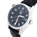  Shop Authentic Tag Heuer Carrera Calibre 5 Drive Timer Black Dial Black Leather Strap Watch for Men - WAR2A10.FC6337 - Luxxuri