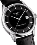  Shop Authentic Tissot Luxury Powermatic 80 Black Dial Black Leather Strap Watch For Men - T086.407.16.057.00 - Luxxuri