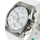  Shop Authentic Emporio Armani Sportivo Analog Quartz White Dial White Rubber Strap Watch For Men - AR6103 - Luxxuri