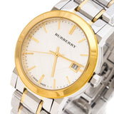  Shop Authentic Burberry The City White Dial Two Tone Steel Strap Watch for Women - BU9115 - Luxxuri