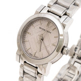  Shop Authentic Burberry The City Diamonds Silver Dial Silver Steel Strap Watch for Women - BU9229 - Luxxuri