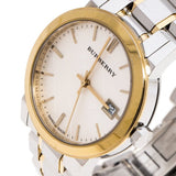  Shop Authentic Burberry The City Silver Dial Two Tone Steel Strap Watch for Women - BU9217 - Luxxuri