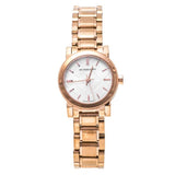  Shop Authentic Burberry The City White Dial Rose Gold Steel Strap Watch for Women - BU9204 - Luxxuri