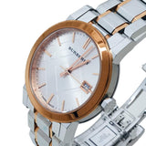 Shop Authentic Burberry The City White Dial Two Tone Steel Strap Watch for Women - BU9105 - Luxxuri
