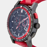  Shop Authentic Burberry The City Chronograph Black Dial Red Rubber Strap Watch For Men - BU9805 - Luxxuri