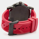  Shop Authentic Burberry The City Chronograph Black Dial Red Rubber Strap Watch For Men - BU9805 - Luxxuri