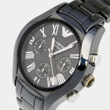  Shop Authentic Emporio Armani Black Ceramic Dial Ceramic Strap Watch For Women - AR1401 - Luxxuri