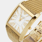  Shop Authentic Emporio Armani Mother of Pearl Dial Gold Mesh Bracelet Watch For Men - AR2016 - Luxxuri