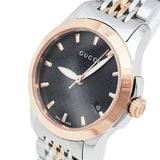  Shop Authentic Gucci G Timeless Black Dial Two Tone Steel Strap Watch For Women - YA126512 - Luxxuri