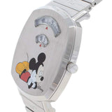  Shop Authentic Gucci Grip x Disney Quartz Silver Dial Silver Steel Strap Unisex Watch - YA157419 - Luxxuri