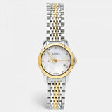  Shop Authentic Gucci G Timeless Diamonds Mother of Pearl Dial Two Tone Steel Strap Watch For Women - YA126413 - Luxxuri
