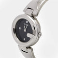  Shop Authentic Gucci Guccisima Quartz Black Dial Silver Steel Strap Watch For Women - YA134501 - Luxxuri