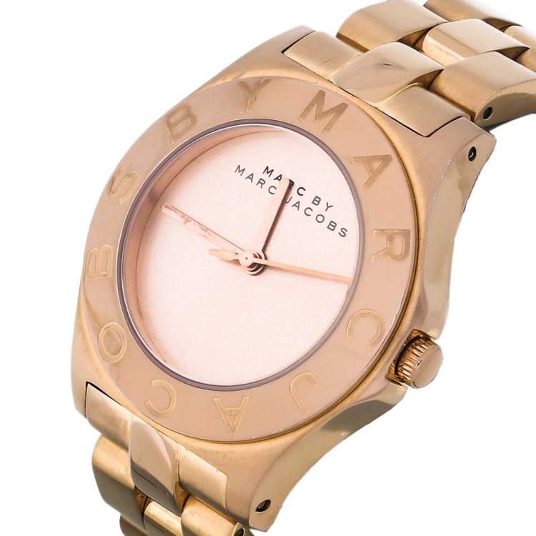  Shop Authentic Marc Jacobs Blade Rose Gold Dial Rose Gold Steel Strap Watch for Women - MBM3127 - Luxxuri