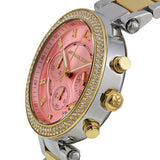  Shop Authentic Michael Kors Parker Pink Dial Two Tone Steel Strap Watch for Women - MK6140 - Luxxuri