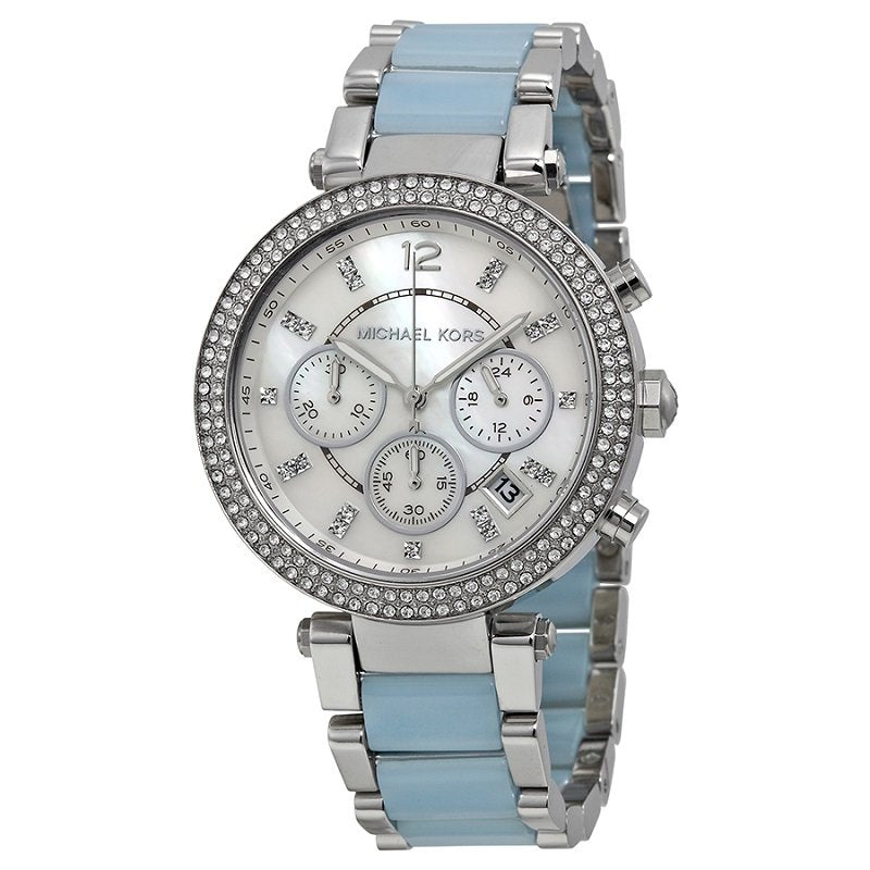  Shop Authentic Michael Kors Parker White Dial Two Tone Steel Strap Watch for Women - MK6138 - Luxxuri