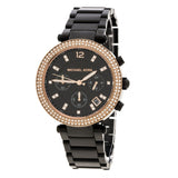  Shop Authentic Michael Kors Parker Diamonds Black Dial Black Steel Strap Watch for Women - MK5885 - Luxxuri