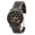 Shop Authentic Michael Kors Runway Black Ceramic Dial Black Steel Strap Watch for Women - MK5162 - Luxxuri