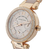  Shop Authentic Michael Kors Parker Pink Dial Two Tone Steel Strap Watch for Women - MK6110 - Luxxuri