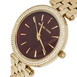  Shop Authentic Michael Kors Darci Quartz Mother of Pearl Red Dial Gold Steel Strap Watch For Women - MK3583 - Luxxuri