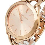  Shop Authentic Michael Kors Slim Runway Rose Gold Dial Rose Gold Steel Strap Watch for Women - MK3223 - Luxxuri