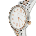  Shop Authentic Michael Kors Sophie Chronograph Silver Dial Two Tone Steel Strap Watch For Women - MK3880 - Luxxuri