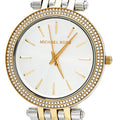 Michael Kors Darci Silver Dial Two Tone Stainless Steel Strap Watch for Women - MK3215