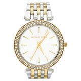  Shop Authentic Michael Kors Darci Silver Dial Two Tone Stainless Steel Strap Watch for Women - MK3215 - Luxxuri