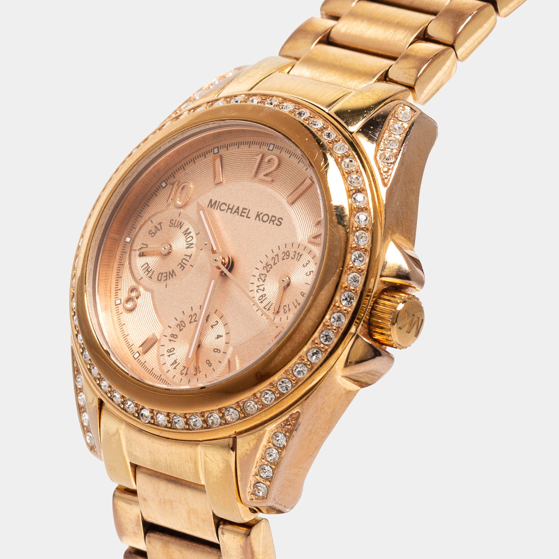  Shop Authentic Michael Kors Blair Rose Gold Dial Rose Gold Steel Strap Watch for Women - MK5613 - Luxxuri