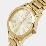  Shop Authentic Michael Kors Hartman Quartz Gold Dial Gold Steel Strap Watch For Women - MK3490 - Luxxuri