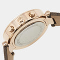  Shop Authentic Michael Kors Parker Chronograph White Dial Brown Leather Strap Watch For Women - MK6917 - Luxxuri
