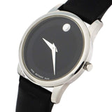  Shop Authentic Movado Museum Classic Black Dial Black Leather Strap Watch For Women - 0606503 - Luxxuri