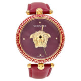  Shop Authentic Versace Palazzo Empire Red Dial Red Leather Strap Watch for Women - VCO120017 - Luxxuri