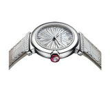  Shop Authentic Bvlgari LVCEA Diamonds Silver Mother of Pearl Dial Silver Leather Strap Watch for Women - LVCEA103367 - Luxxuri