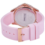  Shop Authentic Guess Sparkling Diamonds Pink Dial Pink Rubber Strap Watch for Women - W0032L9 - Luxxuri