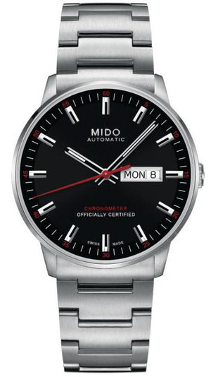  Shop Authentic Mido Commander II Automatic Black Dial Silver Steel Strap Watch For Men - M021.431.11.051.00 - Luxxuri