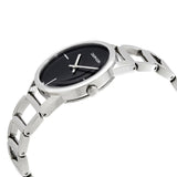  Shop Authentic Calvin Klein Stately Black Dial Silver Steel Strap Watch for Women - K3G23121 - Luxxuri