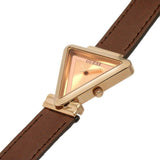  Shop Authentic Guess Fame Quartz Rose Gold Dial Brown Leather Strap Watch For Women - GW0548L2 - Luxxuri