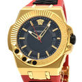  Shop Authentic Versace Chain Reaction Quartz Black Dial Red & Black Rubber Strap Watch for Men - VEDY00319 - Luxxuri