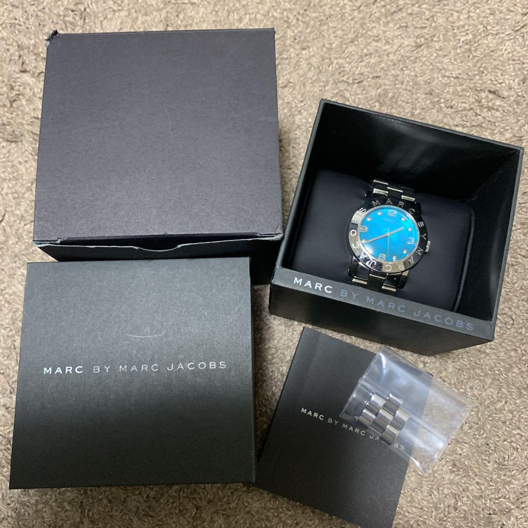  Shop Authentic Marc Jacobs Amy Blue Dial Silver Steel Strap Watch for Women - MBM3272 - Luxxuri